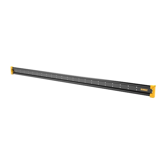 Forty Eight Inch Metal Rail On White