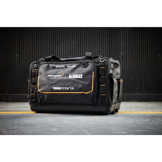 DEWALT ToughSystem 2.0 tool bag, large size, for storing tools, offers durable, portable protection.
